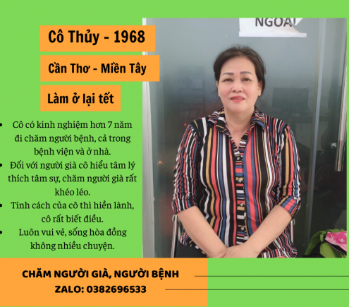 CÔ THỦY, CHĂM NGƯỜI GIÀ, CHĂM NGƯỜI BỆNH