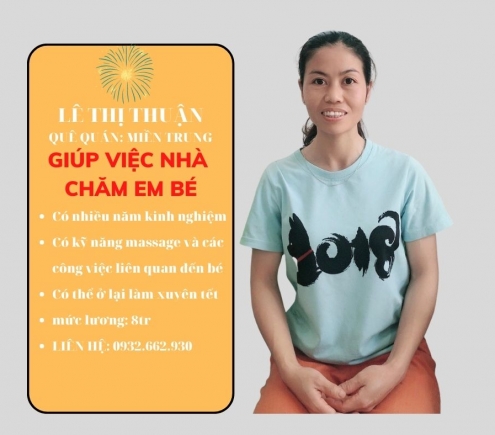 GIÚP VIỆC NHÀ, CHĂM BÉ