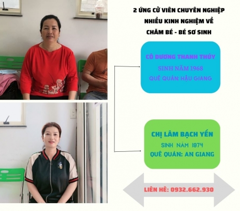 GIÚP VIỆC NHÀ, CHĂM BÉ