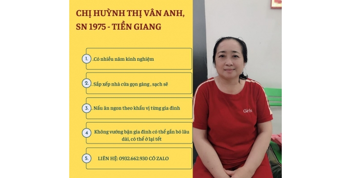 GIÚP VIỆC NHÀ NẤU ĂN , NẤU ĂN THEO KHẨU VỊ CHỦ NHÀ